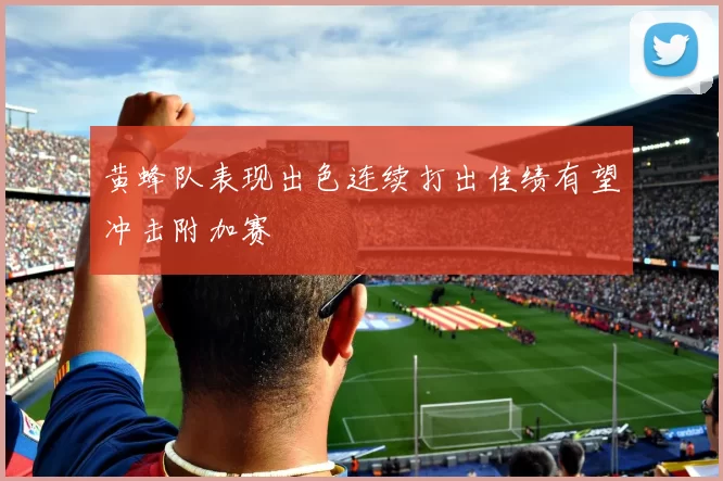 黄蜂队表现出色连续打出佳绩有望冲击附加赛